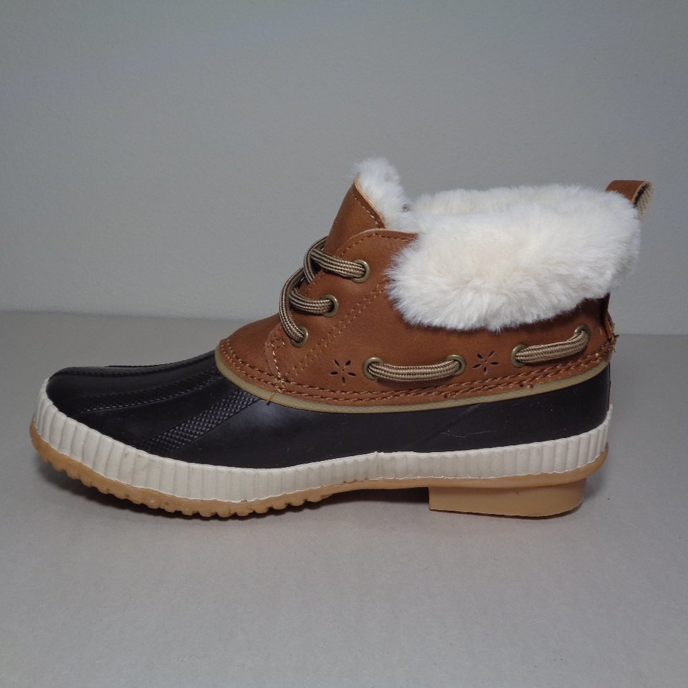 JSport by Jambu Size 6 M MARY Brown Duck Ankle Boots New Women's Shoes - Picture 9 of 16